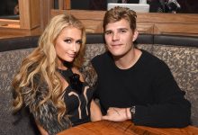 Chris Zylka with Paris Hilton