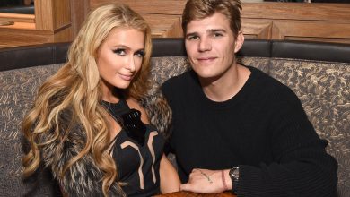 Chris Zylka with Paris Hilton